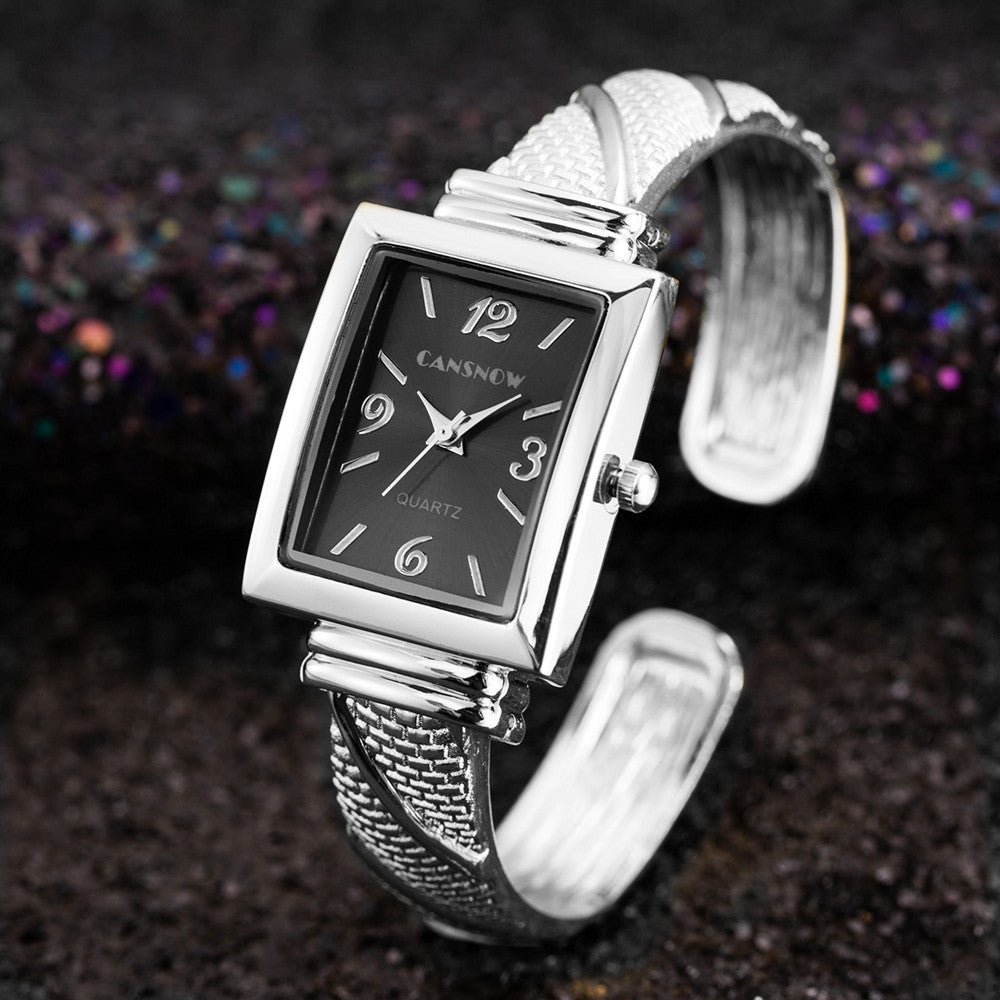 Women's Signature Rectangular Bracelet Quartz Timepiece