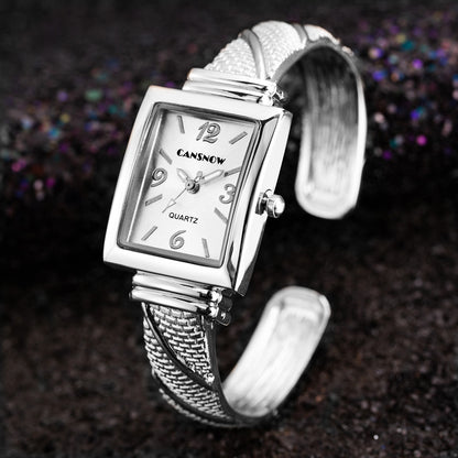 Women's Signature Rectangular Bracelet Quartz Timepiece