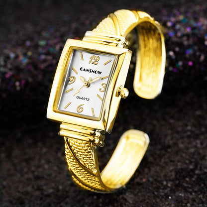 Women's Signature Rectangular Bracelet Quartz Timepiece
