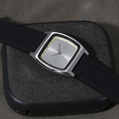 Unisex Minimalist Square Timepiece