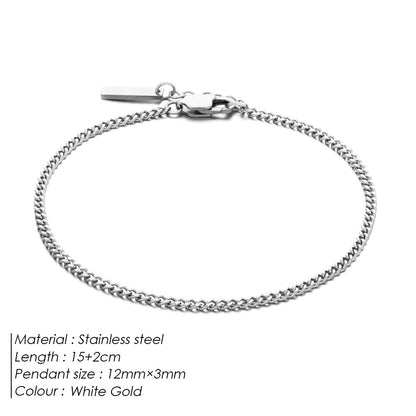 Executive Cuban Link Minimalist Bracelet