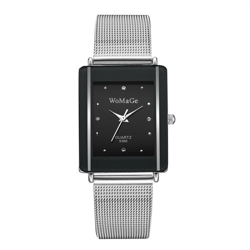 Women's Architectural Rectangular Couple’s Watch