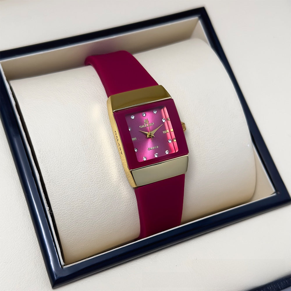 Women's Aviator Quadrate Minimalist Timepiece