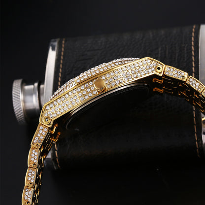 Men's Imperial Ice Hip Hop Full Diamond Timepiece