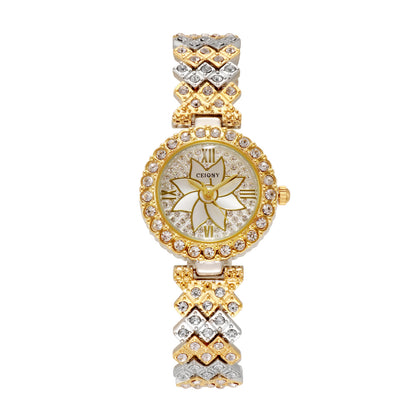 Women's Glistening Pavé Roman Petite Timepiece