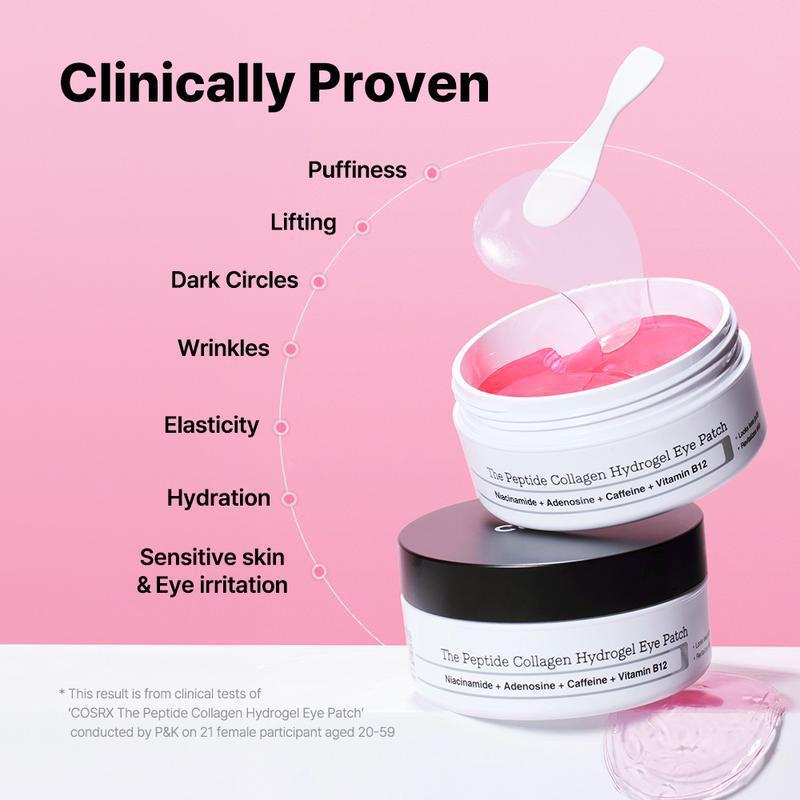 Peptide collagen eye patch