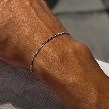 Executive Cuban Link Minimalist Bracelet