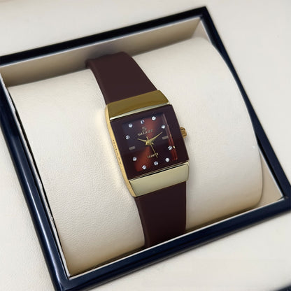 Women's Aviator Quadrate Minimalist Timepiece