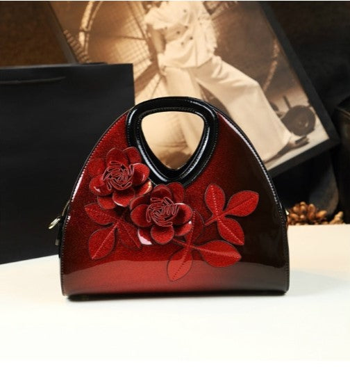 Estate Personalized Flower Dumpling Handbag