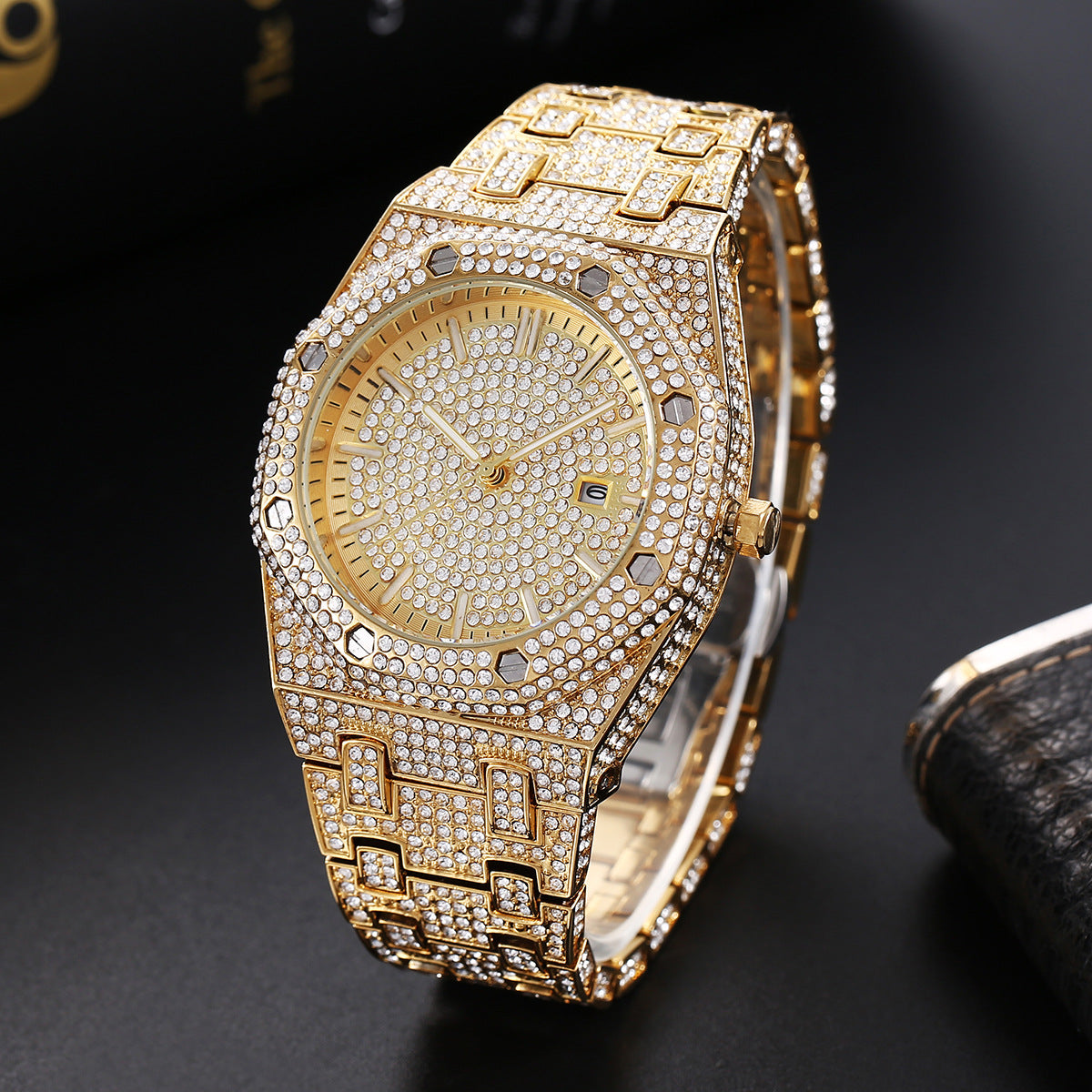 Men's Imperial Ice Hip Hop Full Diamond Timepiece