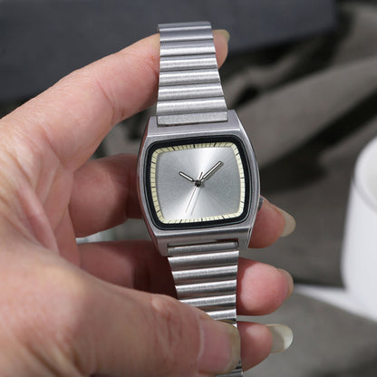 Unisex Minimalist Square Timepiece