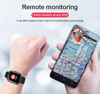 Anti-Lost Elderly Sentinel 4G GPS Positioning Smart Watch