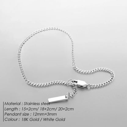 Executive Cuban Link Minimalist Bracelet