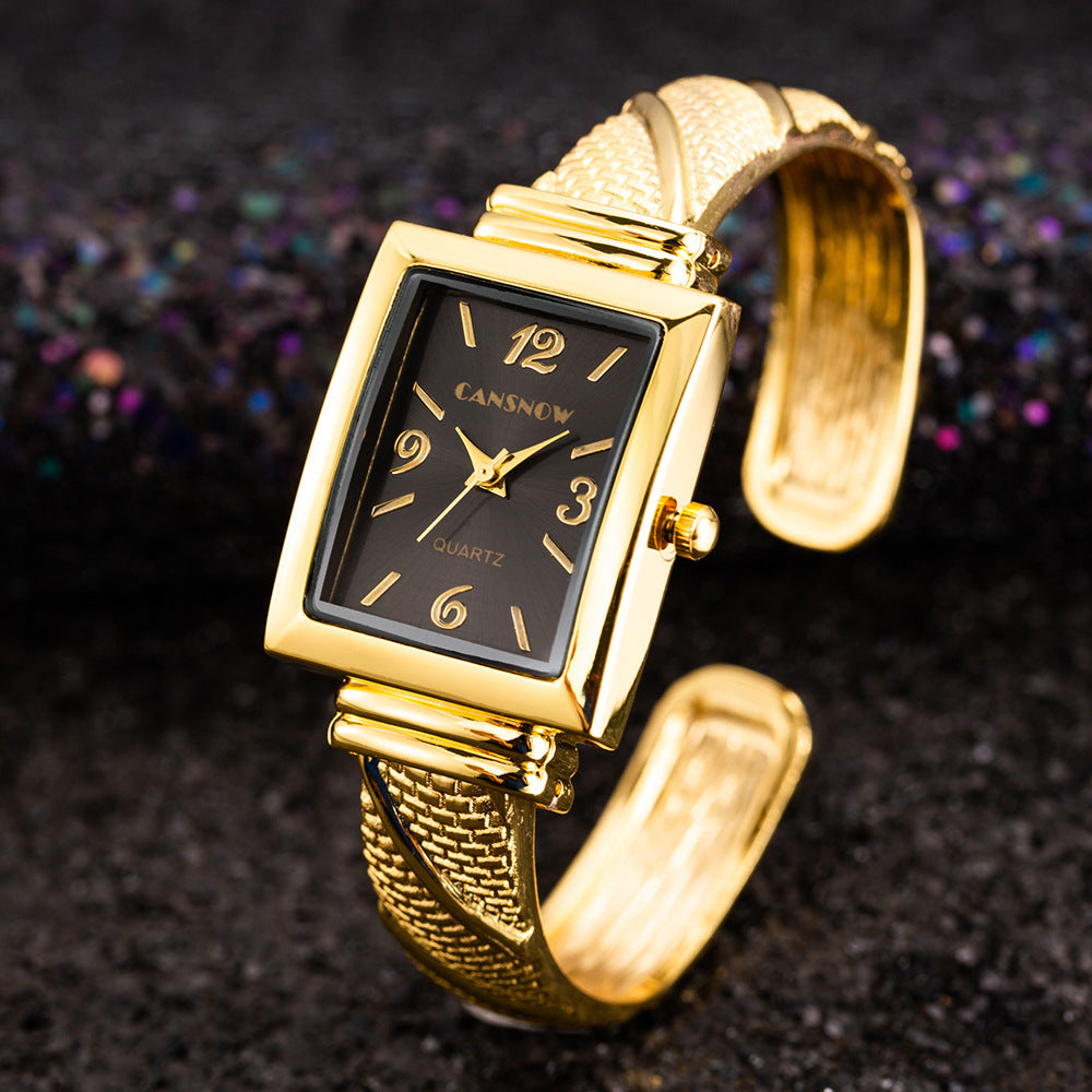 Women's Signature Rectangular Bracelet Quartz Timepiece
