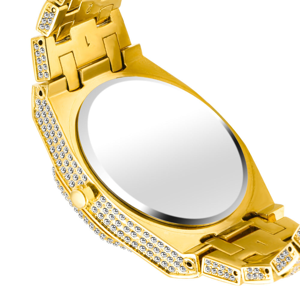 Men's Imperial Ice Hip Hop Full Diamond Timepiece