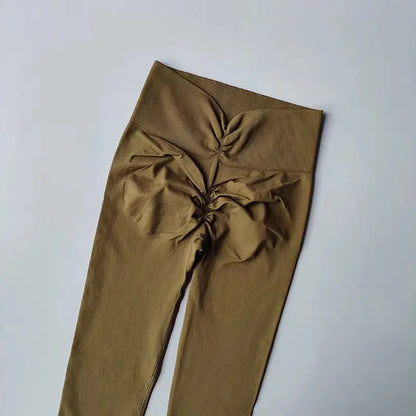 High-Waisted Sculpting Yoga Leggings – Premium Stretch & Breathable Fit