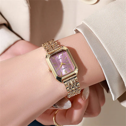Women's Grand Quadrate Roman Metallic Watch