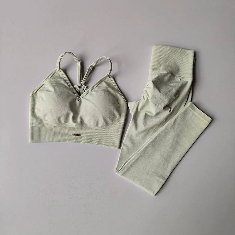 Peach High-Waisted Hip-Lifting Exercise Suit