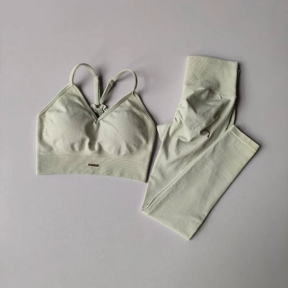 Peach High-Waisted Hip-Lifting Exercise Suit
