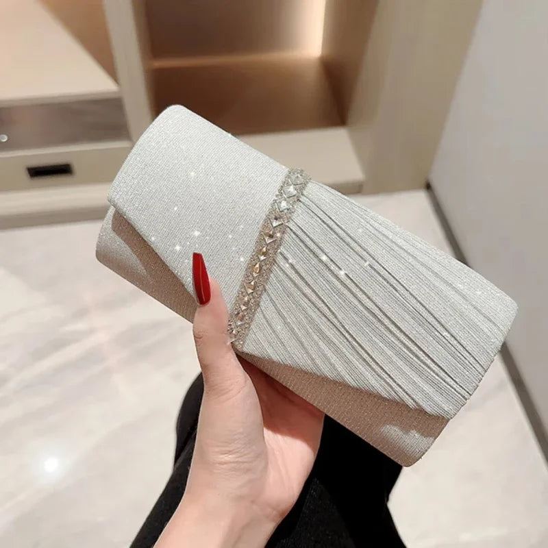 Grand Radiance Sequin Envelope Clutch