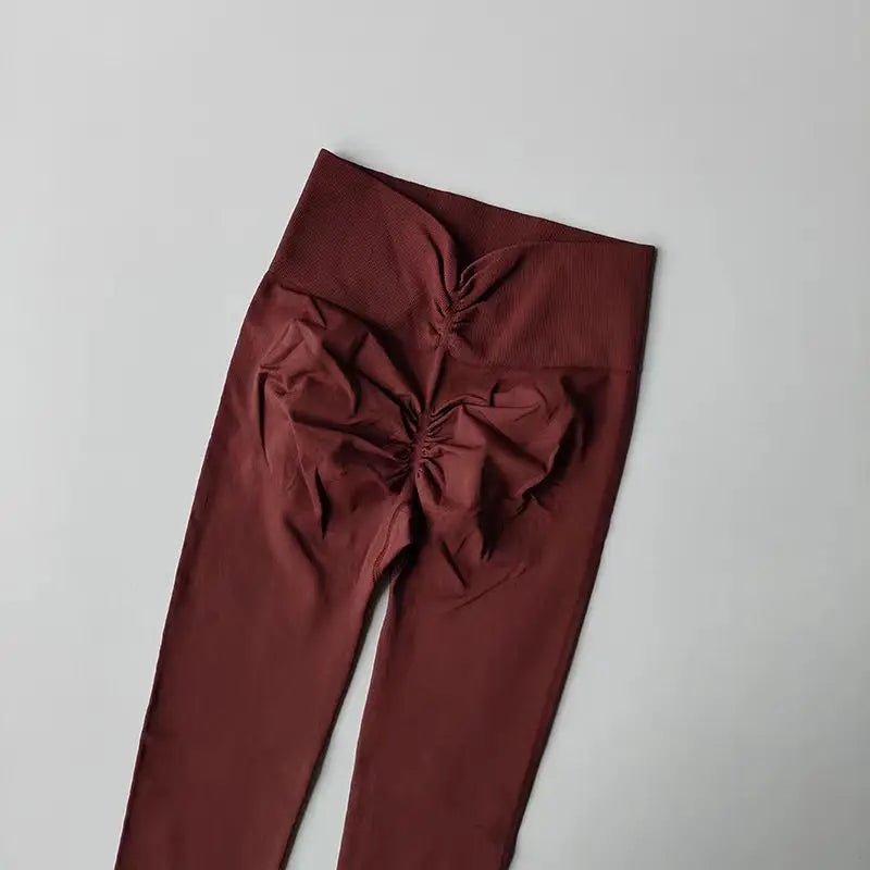 High-Waisted Sculpting Yoga Leggings – Premium Stretch & Breathable Fit