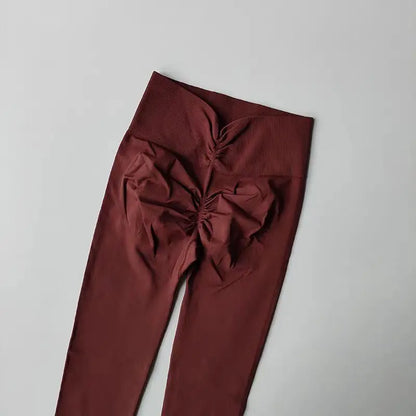 High-Waisted Sculpting Yoga Leggings – Premium Stretch & Breathable Fit