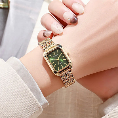 Women's Grand Quadrate Roman Metallic Watch