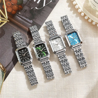 Women's Grand Quadrate Roman Metallic Watch