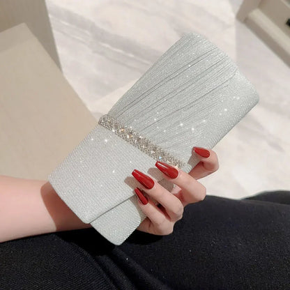 Grand Radiance Sequin Envelope Clutch