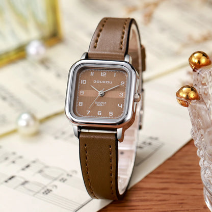 Women's Grand Quadrate Minimalist Steel Strip Watch