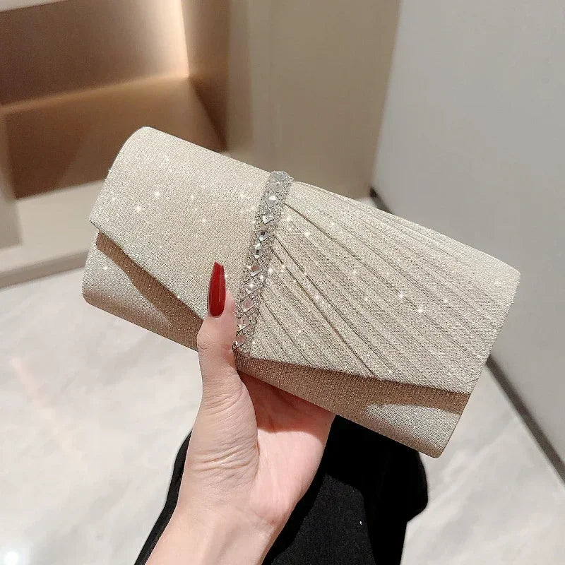 Grand Radiance Sequin Envelope Clutch