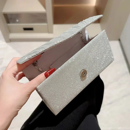 Grand Radiance Sequin Envelope Clutch