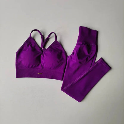 Peach High-Waisted Hip-Lifting Exercise Suit