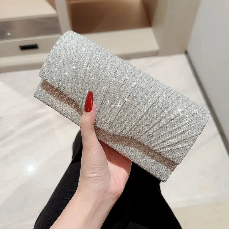 Grand Radiance Sequin Envelope Clutch