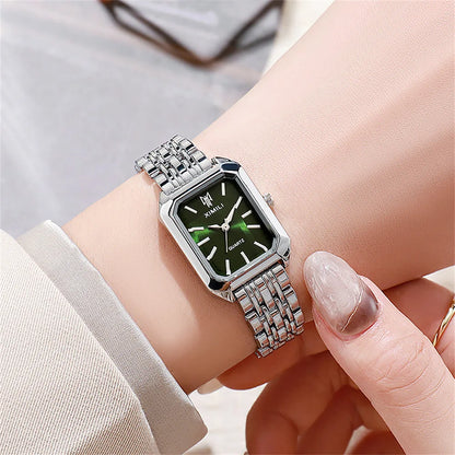 Women's Grand Quadrate Roman Metallic Watch