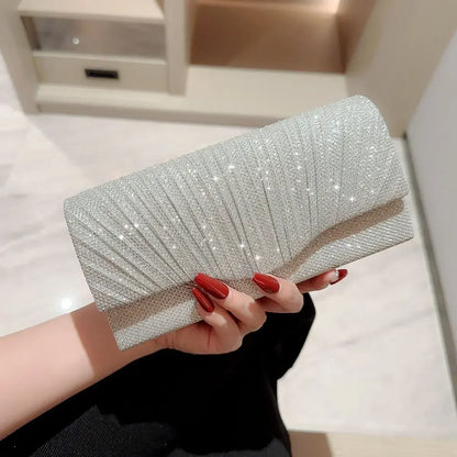 Grand Radiance Sequin Envelope Clutch