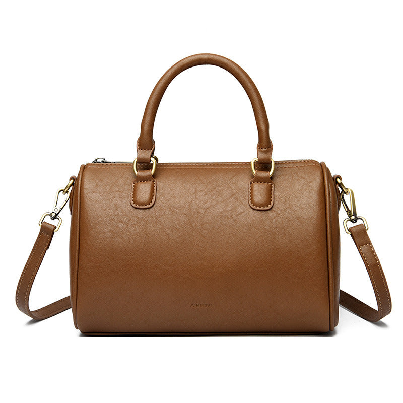 Estate Cylindrical Retro Shoulder Purse