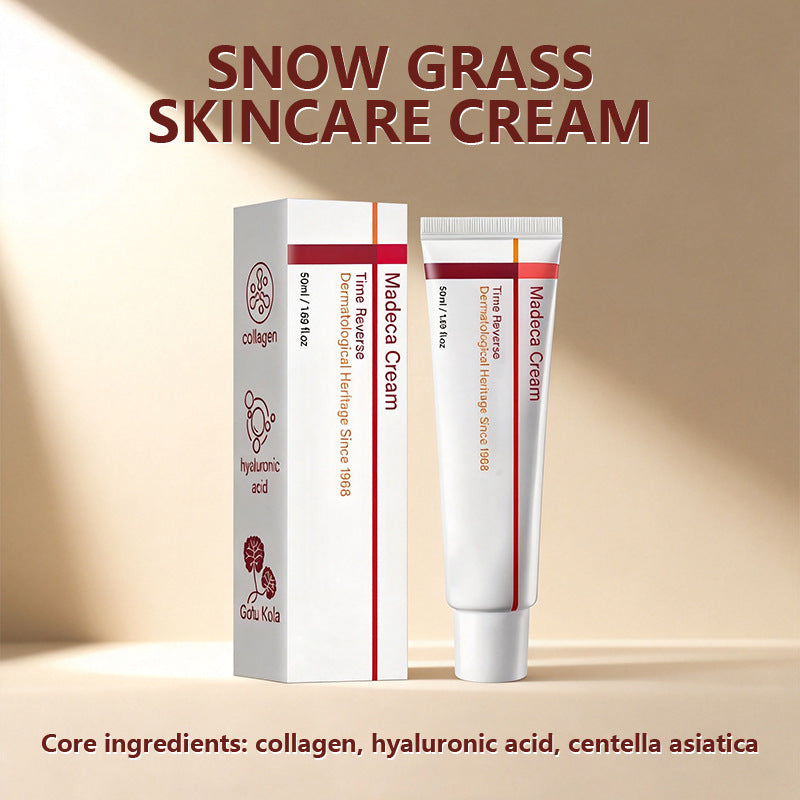 Model applying the rejuvenating cream for a high-profile, professional-grade evening skincare routine