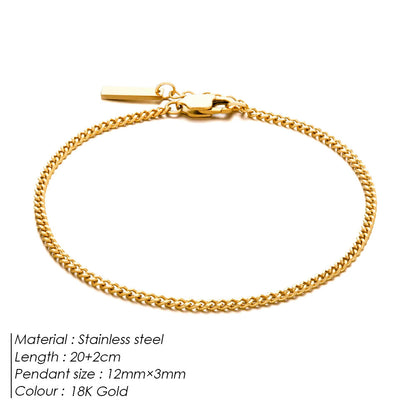 Executive Cuban Link Minimalist Bracelet