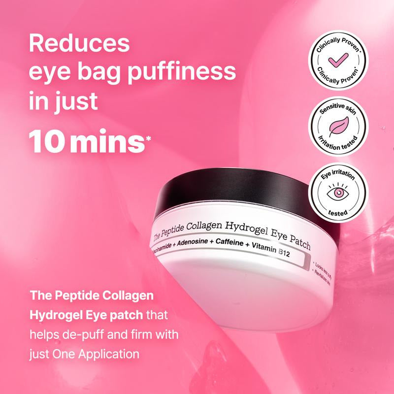 Peptide collagen eye patch