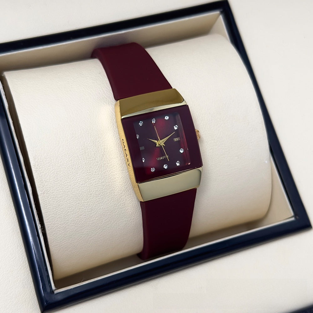 Women's Aviator Quadrate Minimalist Timepiece