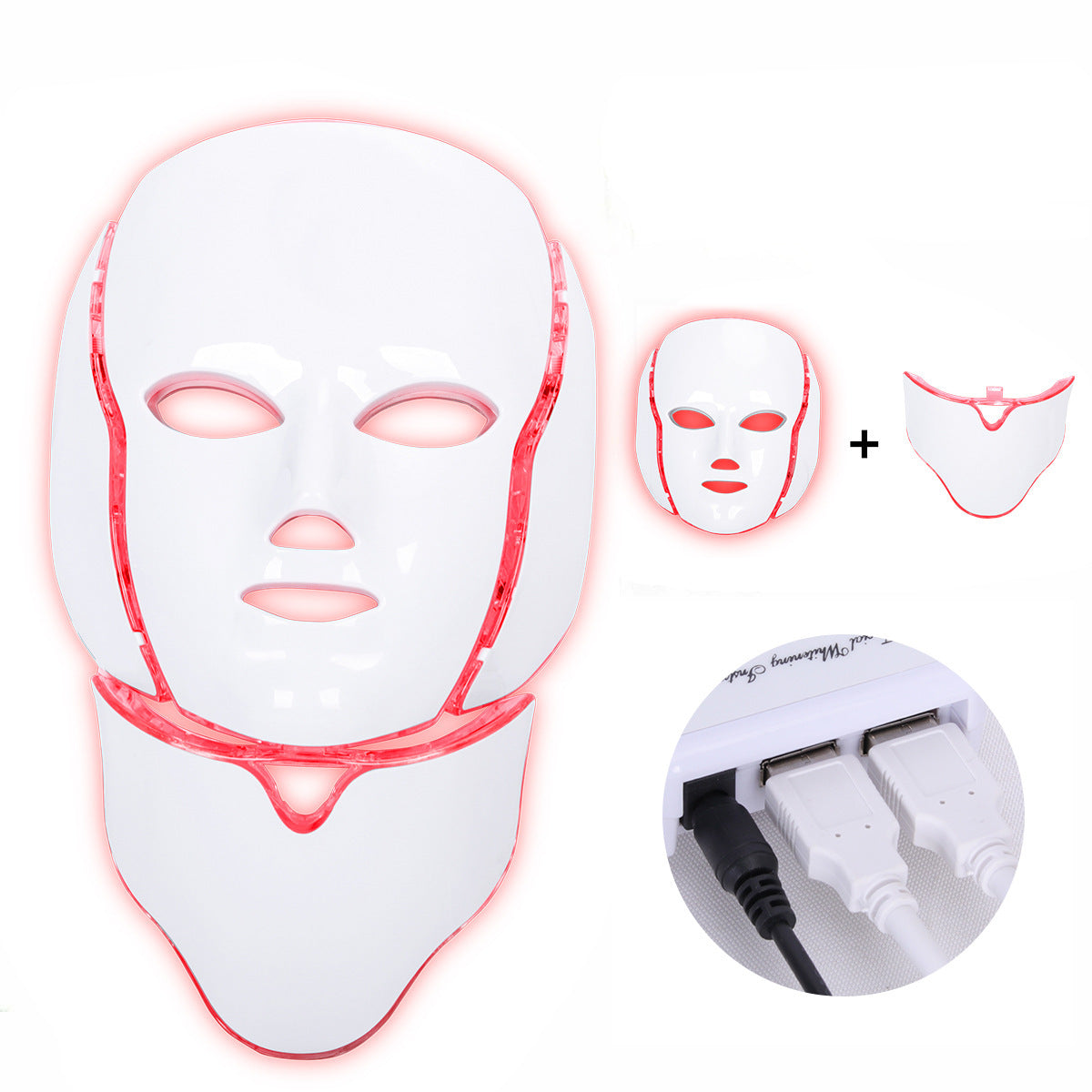 Grand Radiance 7-Color LED Photon Mask with Neck Therapy