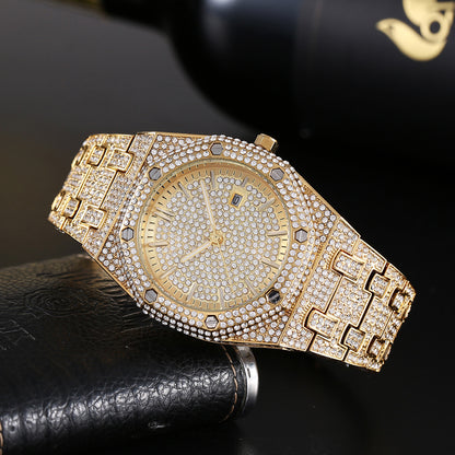 Men's Imperial Ice Hip Hop Full Diamond Timepiece