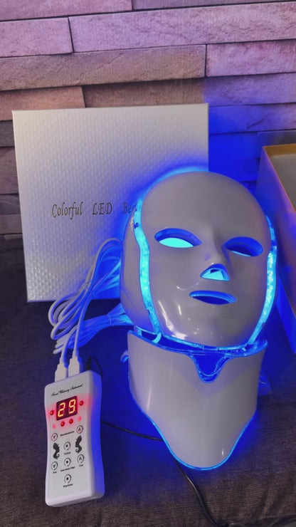 Grand Radiance 7-Color LED Photon Mask with Neck Therapy