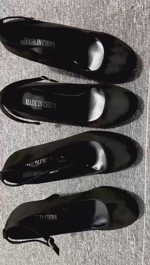 slingback high heel pumps in motion with buckle strap